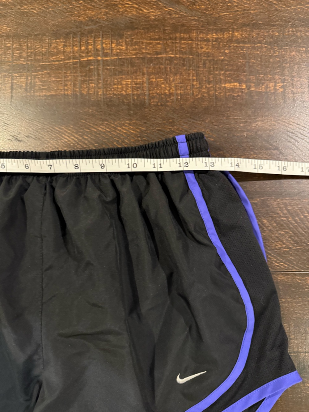 Nike Tempo Dri-FIT Running Shorts M Black Purple Lined Athletic - Picture 4 of 6